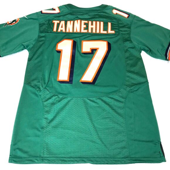 NWT #17 Ryan Tannehill Miami Dolphins Game Jersey Authentic On Field Stitched 44 - Picture 3 of 14